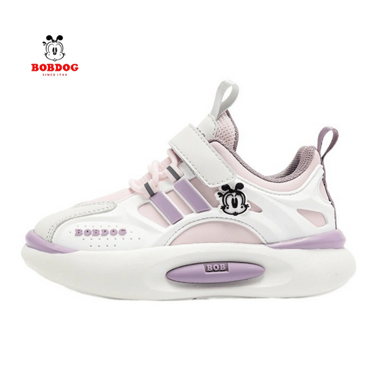 Детски обувки BOBDOG в розов цвят, съчетаващи комфорт и модерен дизайн за малки крачета.