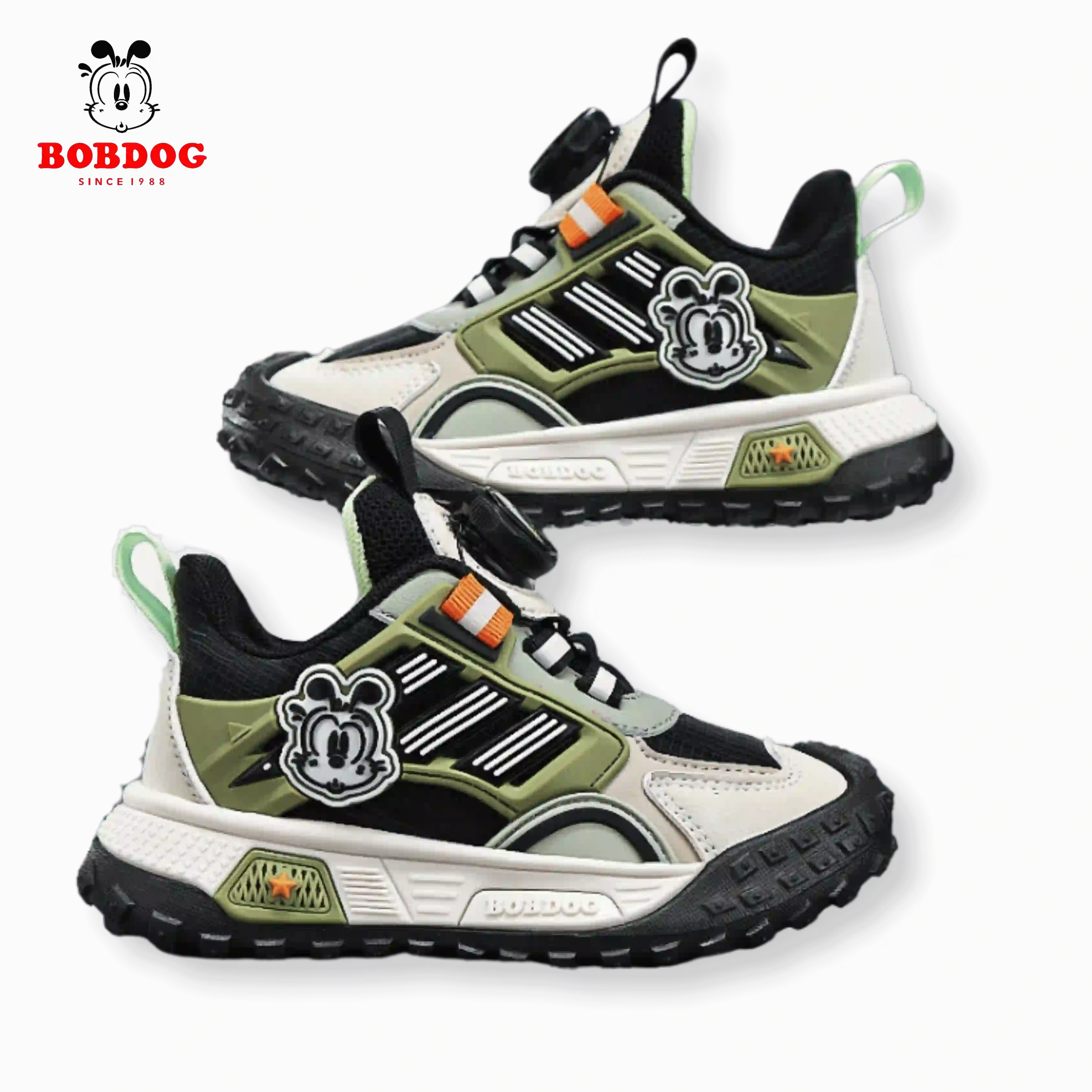 Маратонки BOBDOG S/G с уникален дизайн и оригинални цветове, подходящи за активни деца.