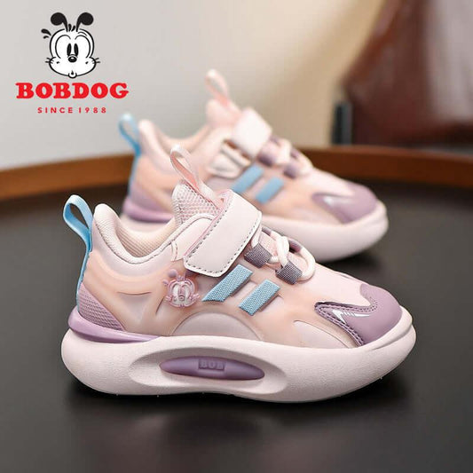 Маратонки BOBDOG Blue line в розово и лилаво с удобен дизайн за деца.