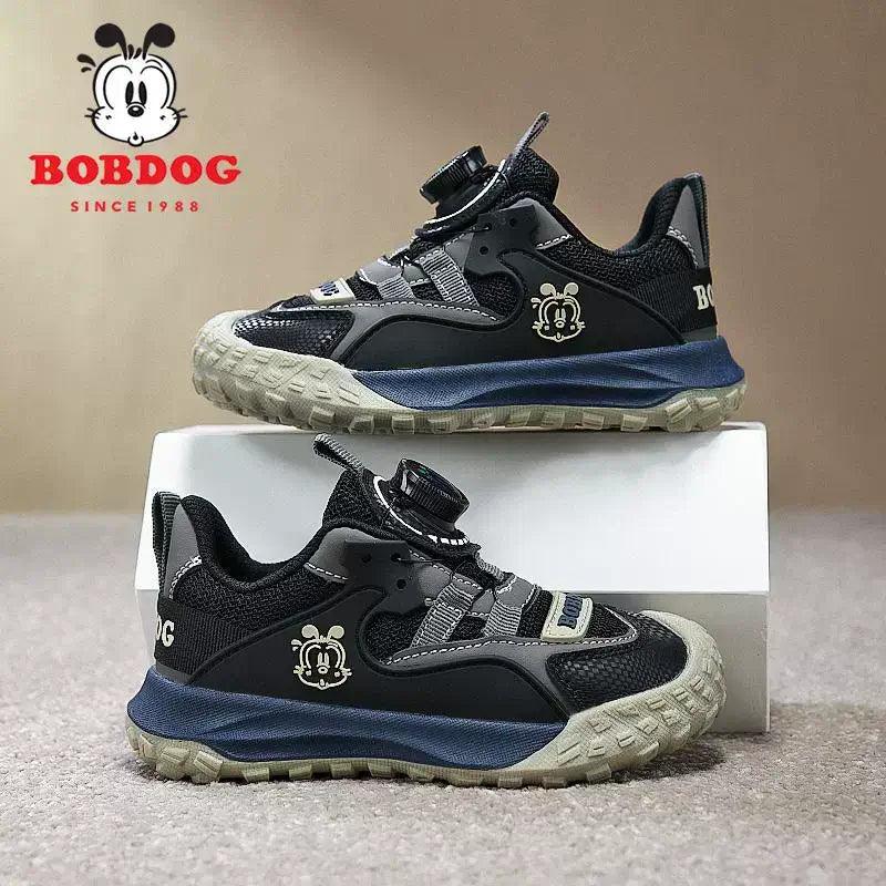 Кецове BOBDOG Classic със стилен черен и сив дизайн, идеални за ежедневно облекло и приключения на открито.