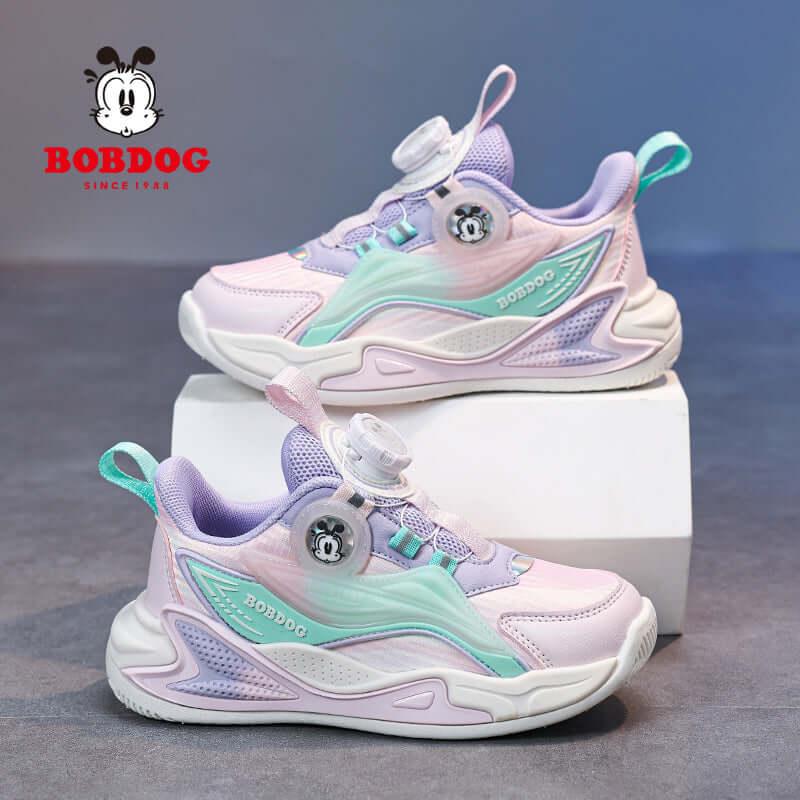 BOBDOG Mint Line в Стилни пастелни маратонки пастелни розови и ментови цветове, отличаващи се с удобен дизайн и уникална система за връзки.