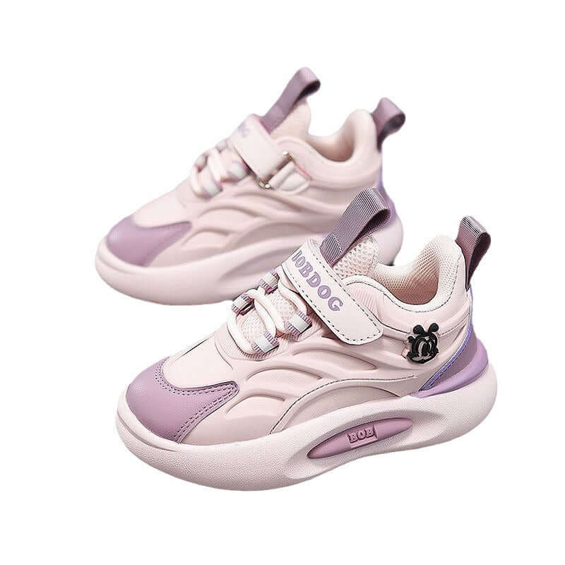 Детски обувки BOBDOG Pink Wave с оригинален дизайн и ярки цветове, осигуряващи комфорт и защита.