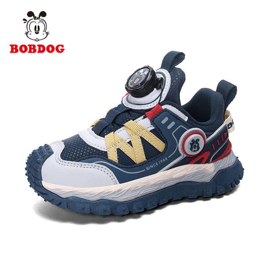 BOBDOG Grip: Стилни тъмносини детски кецове с уникален дизайн и удобна кройка.