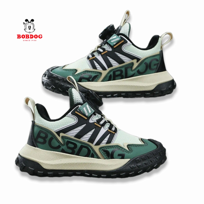 Детски обувки BOBDOG ARM Green с комфортен дизайн и ярки цветове за малки крака.