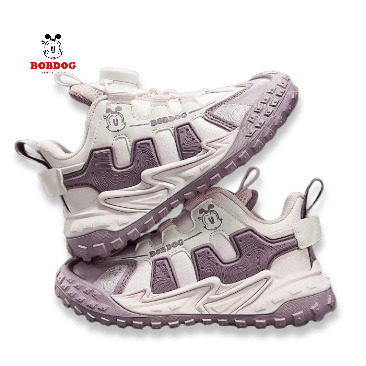 Модерни маратонки BOBDOG Pink Wave в розов оттенък и удобен дизайн.