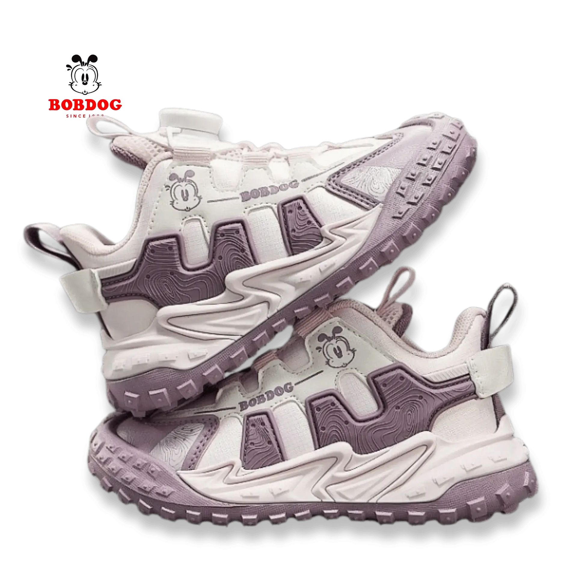 Модерни маратонки BOBDOG Pink Wave в розов оттенък и удобен дизайн.