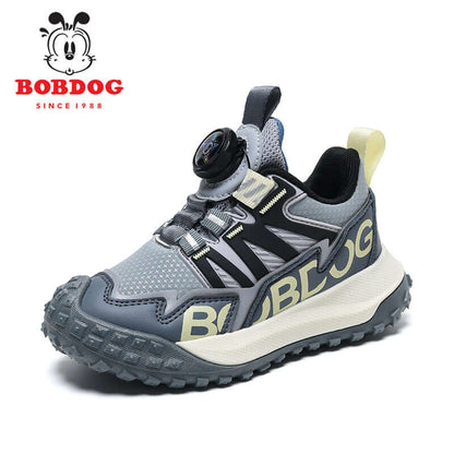 Детски обувки BOBDOG ARM в сив цвят, удобни и стилни за малките крака.