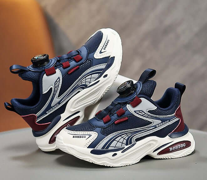 BOBDOG-Bord детски маратонки за момче и момиче, олекотени, шита подметка, мемори стелка, лесно обуване, издръжливи