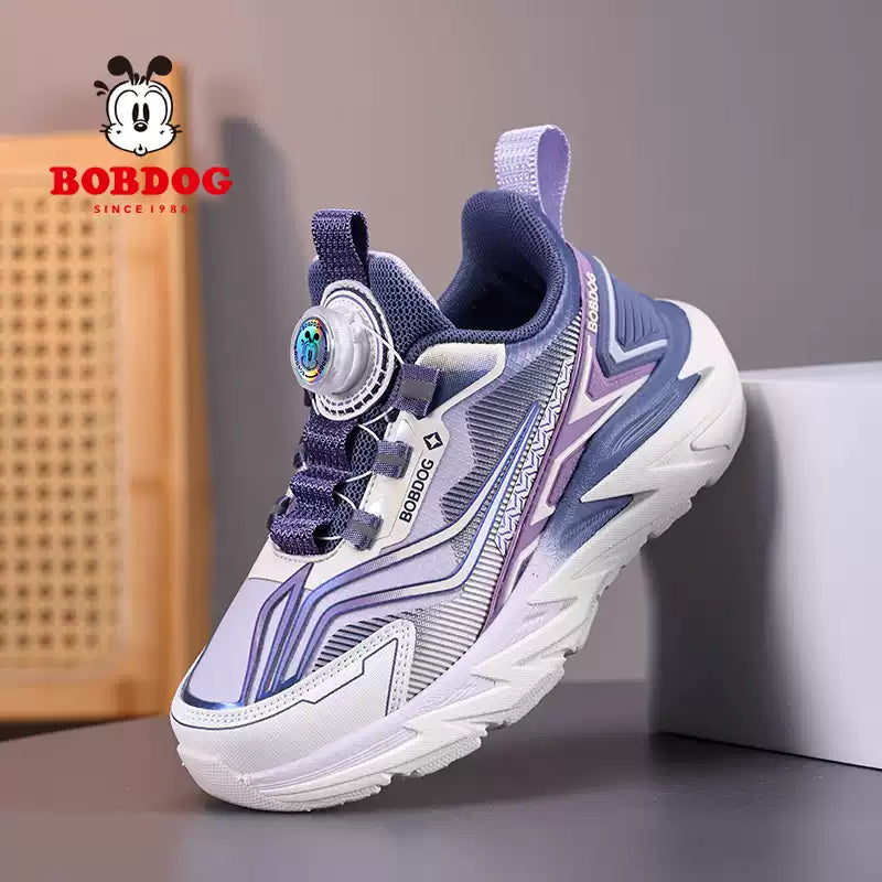 BOBDOG-VTraining детски маратонки в лилаво със шита подметка и лесно обуване, олекотени и издръжливи за игра и спорт