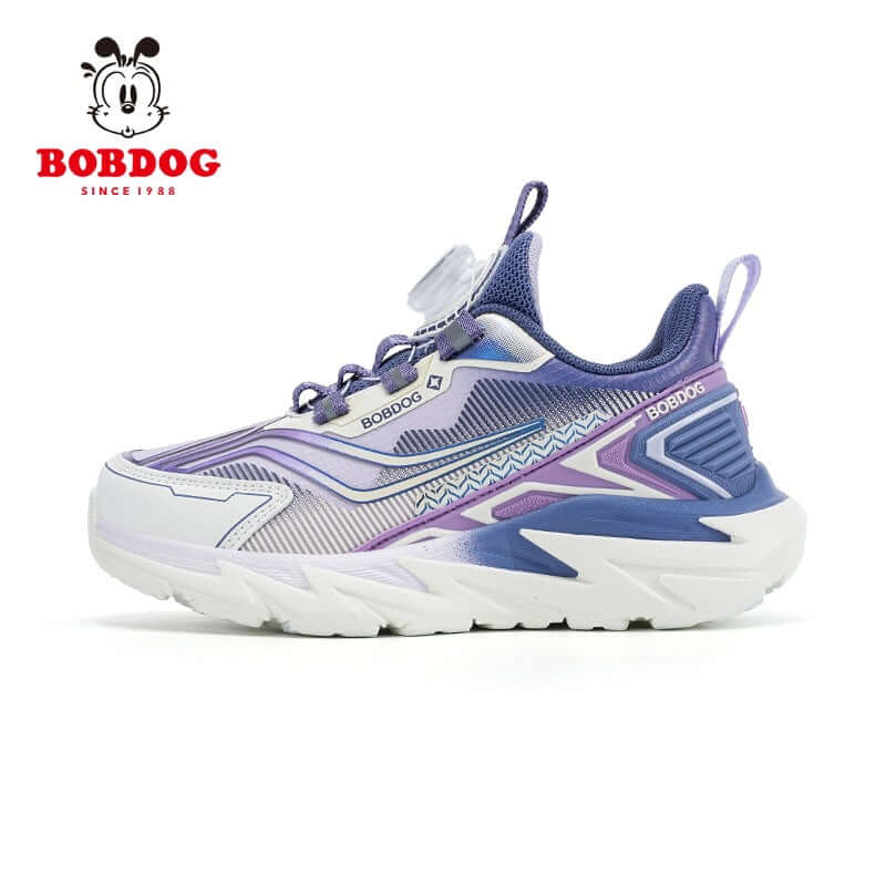 Alt Tag: BOBDOG-VTraining детски маратонки лилави, шита подметка, мемори стелка, олекотени, лесно обуване, издръжливи